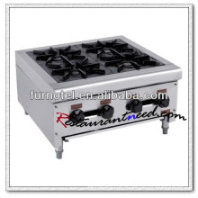 K222 Stainless Steel 4 Burners Clay Pot Gas Stove Burner